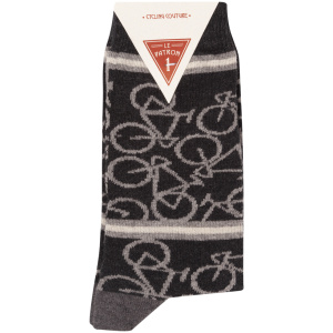 Bicycle Socks Dark Grey 3 Bicycle socks dark grey Grijs